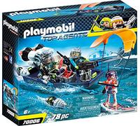 Playmobil Top Agents 70006 Team S.H.A.R.K. Drill Destroyer Harpoon Craft, For Children Ages 6+