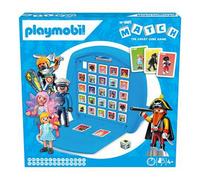 Top Trumps Match Playmobil Board Game, match 5 burglars, pirates, fairies, knights and princesses in a row to win, travel game, gift and toy for Age 4 plus