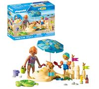 Playmobil - Vacation on the Beach - Family fun on the beach - Toy from 4 years - Gift for children - Encourages creativity and role play - Beach adventure with figures and accessories - 71906