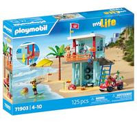 Playmobil | Vacation on the Beach | Rescue Tower with Beach Buggy | Toy from 4 years | Gift for children | Encourages creativity & adventurousness | Beach adventure with figures & vehicle | 71903