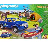PLAYMOBIL Wild Life Excursions Of Raiders And Camping 5669 With Pick-Up