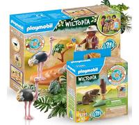 PLAYMOBIL Wiltopia 71296 Wiltopia Beavers offer a fascinating playing experience for little animal lovers