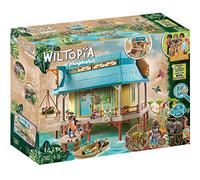 PLAYMOBIL Witopia 71007 Animal Care Center with light effects and toy animals, Sustainable toy