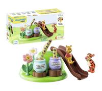 Playmobil Winnie The Pooh Disney 1.2.3 & : & Tigger Bees Garden Construction Game Pink