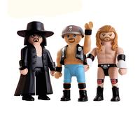 Playmobil | WWE® | Attitude Era Multipack | Figure Set with Undertaker, “Stone Cold” Steve Austin & Triple H | For Fans Aged 5+ | 71957