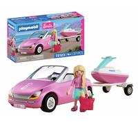 PLAYMOBIL x Barbie Convertible Car with Trailer & Jet Ski Playset