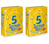PlayMonster 5 Second Rule Junior - Quickfire Trivia Card Game for Kids & Family Fun - Kids Games - Ages 6+ (Pack of 2)