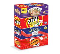 PlayMonster Five Crowns 4 Pack Bundle Card Games for Kids