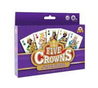 PlayMonster Five Crowns - Rummy Style Family Card Game | Five-Suit Deck, Fast-Paced Gameplay, Award-Winning Family Fun, Card Games