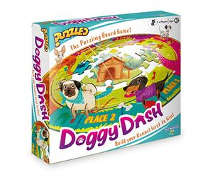 Playmonster Games Puzzled - Doggy Dash - 3-in-1 Puzzle, Board Game, find the hidden objects game., Multicolor, One Size