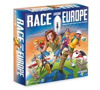 PlayMonster Games Race Around Europe Board Game, Multicolor