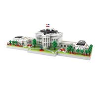 PLAYNENO Micro Mini Building Block Sets for Adults, No Compatible with Lego, White House Famous Landmark Building Moldel for Home & Office Decor, MOC 3D Creative Model Gifts for Christmas