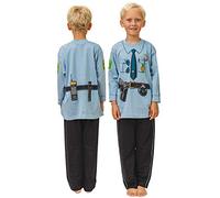 PLAY'N'WEAR Danish Policeman Pyjamas & Fun Homewear (7-8 Years) Blue
