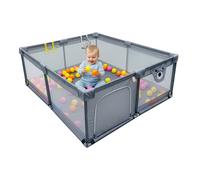 Relaxdays Baby playpen with 50 balls
