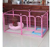 Playpen for Dogs,Dog Playpens for Small Animals,Foldable Puppy Dog Pen Huntch Cat Fence 6 Panel - Highest 100cm FANDIAO