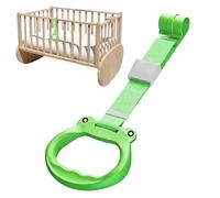 Playpen Pull Up Rings, 0.79 Inches Baby Cot Training Handles for Toddler Balance Practice, Ergonomic Assistant Tool with Easy Grip Design for Home Bedroom Playroom Indoor Cruising Gates