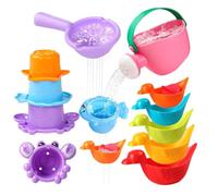 Playpool Toys, Kids Water Play Set, Toddler Bath Toys, Floating Sensory Design, Educational And Entertaining, 215g, For Use In The Bathtub, Shower, Or Pool, These Turn Everyday Routines