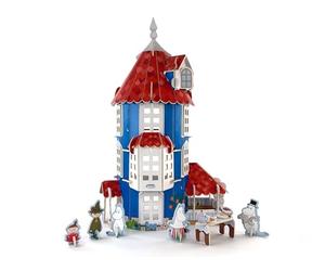 PLAYPRESS Moomins Pop-out Playset - Eco-Friendly Building Toys - Easy Storage - Construction Toys for Ages 7+