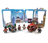 PLAYPRESS TLondon Landmarks Pop-out Playset- Eco-Friendly Building Toys - Easy Storage - Construction Toys for Ages 7+