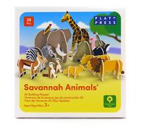 PlayPress Toys Savannah Animals Playset