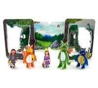 PLAYPRESS Zog Pop-out Playset - Zog Toy Set Based on the Book by Julia Donaldson and Axel Scheffler - Eco-Friendly Building Toys - Easy Storage - Construction Toys for Ages 4+
