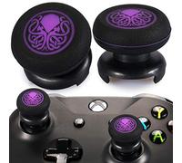 Playrealm FPS Thumbstick Extender & Printing Rubber Silicone Grip Cover 2 Sets for Xbox Series X/S & Xbox One Controller (Cthulhu Secret)