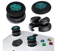 PlayRealm NO FALLING OFF Thumbstick Extender & Silicone Grip Cover 2 Sets for Xbox Series X/S & Xbox One S/X Controller(Cthulhu Green)