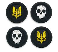 Playrealm Soft Rubber Silicone Printing Thumb Grip Cover x 4 for PS5, PS4, Xbox Series X/S, Xbox One, Switch PRO Controller(Duty Calls Pack)