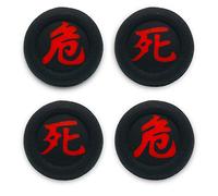 Playrealm Soft Rubber Silicone Printing Thumb Grip Cover x 4 for PS5, PS4, Xbox Series X/S, Xbox One, Switch PRO Controller (Ninja Life Pack)