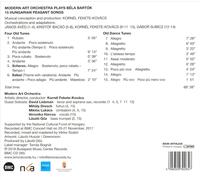 PLAYS BÉLA BARTÓK: 15 HUNGARIAN PEASANT SONGS [6/8] NEW CD
