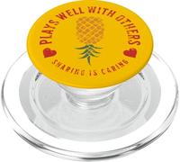 Plays Well With Others Swinger Couples Upside Down Pineapple PopSockets PopGrip for MagSafe