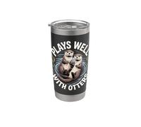 Plays Well with Otters Stainless Steel Insulated Tumbler