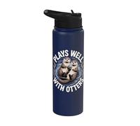 Plays Well with Otters Stainless Steel Insulated Water Bottle