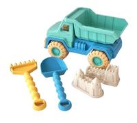 Playset - Beach Sand Play Set for Kids, Shape Dump Truck, Outdoor Play Toy with Shovel, Rake and 2 Sand Moulds | Perfect Playset for ' Summer Holidays, Sandspe
