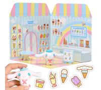Playset Cinnamoroll Ice Cream Parlour 40+ Stickers and 6cm Figurine 3D House R