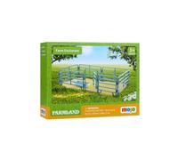 MOJO - Farmland Enclosure Playset | Farm Animals Collection | True to Life & Highly Detailed | Designed in UK
