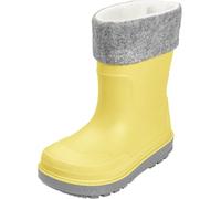 Playshoes Boy's Unisex Kids Gummistiefel gefüttert Rain Boot, Gelb Socke, 6 UK Child