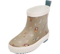 Playshoes Boy's Unisex Kids Regenstiefel Rain Boot, Braun Wildtiere, 2 UK Child
