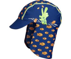 Playshoes Boy's UV protection crocodile hat 461166, 11 - Navy, 49