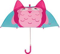 Playshoes Girl's Regenschirm Eulen Umbrella, Turquoise (Türkis 15), One Size Manufacturer size original UK