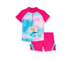 Playshoes Girls UV protection mermaid bathing set 461262, 18 - Pink, 98-104