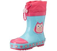 Playshoes GmbH Rubber Boots Owls, Unisex Kids’ Wellington Boots, Multi-Colored (Mehrfarbig), 9 Child UK (26/27 EU)