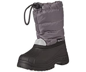 Playshoes GmbH Winter Bootie, Unisex Kids' Snow Boots, Grey (Grey), 12.5 Child UK (30/31 EU)