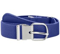 Playshoes Kids Elastic with Genuine Leather Girl's Belt, Blue, 75 cm