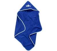 Playshoes Kinder Badetuch Frottee-Kapuzentuch Hai Blau