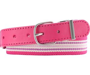 Playshoes Kinder Elastik-Gürtel Ringel Pink
