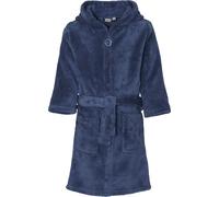 Playshoes Kinder Fleece-Bademantel Uni Marine