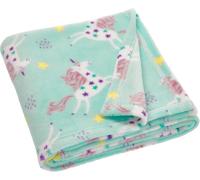 Playshoes Kinder Fleece-Decke Einhorn