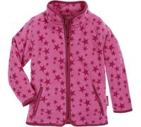 Playshoes Kinder Fleece-Jacke Sterne pink