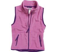 Playshoes Kinder Fleece-Weste farbig abgesetzt pink